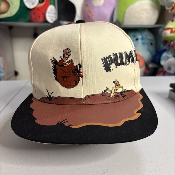 Vintage 90s Disney The Lion King Pumba & Timon Snap Back Hat New With Tags Rare - Picture 1 of 9